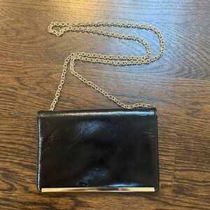 Halogen leather wallet chain, Crossbody  8X5.5